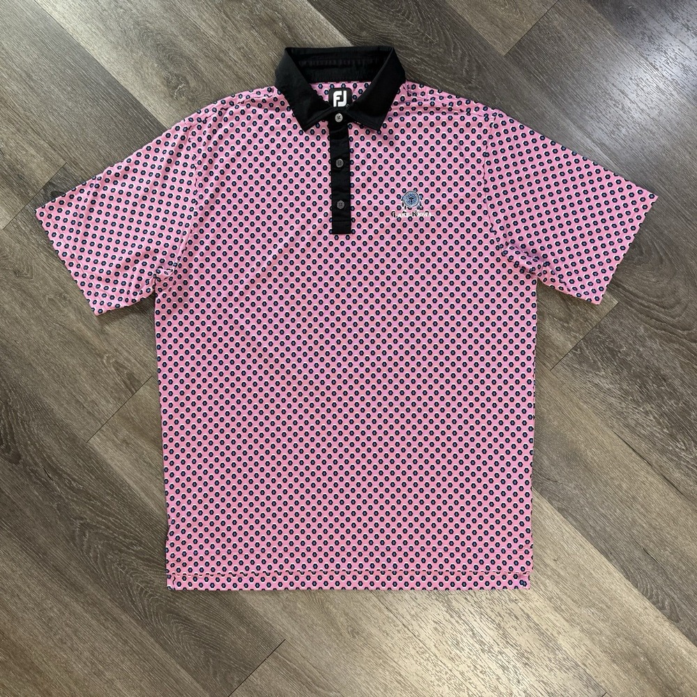 Footjoy prodry INDIAN SPRINGS country club FL Boynton Delray L polo shirt Lisle